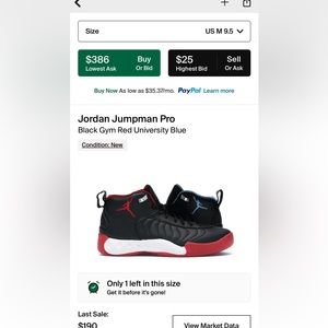 Jordan Jumpman Pro Black Gym Red University Blue